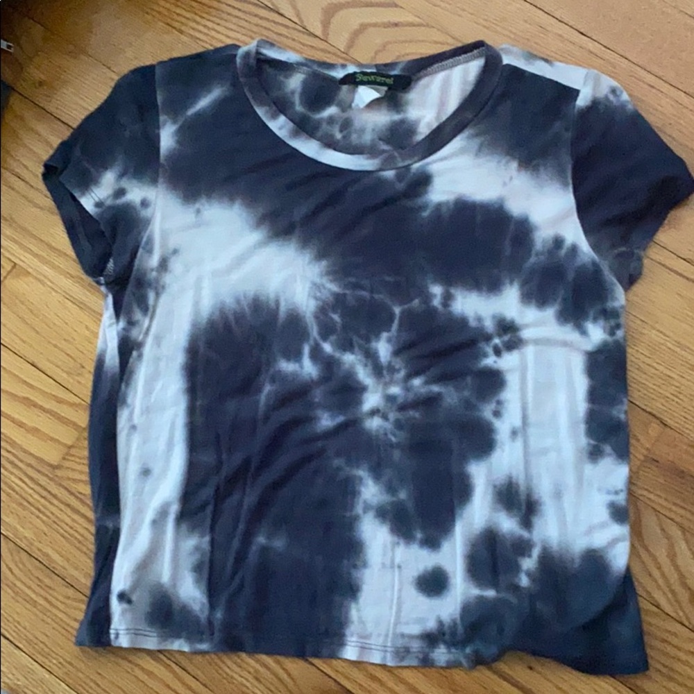 tye dye crop top